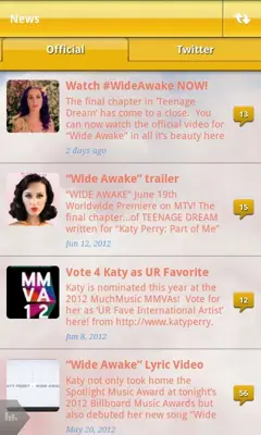 Katy Perry android App screenshot 0